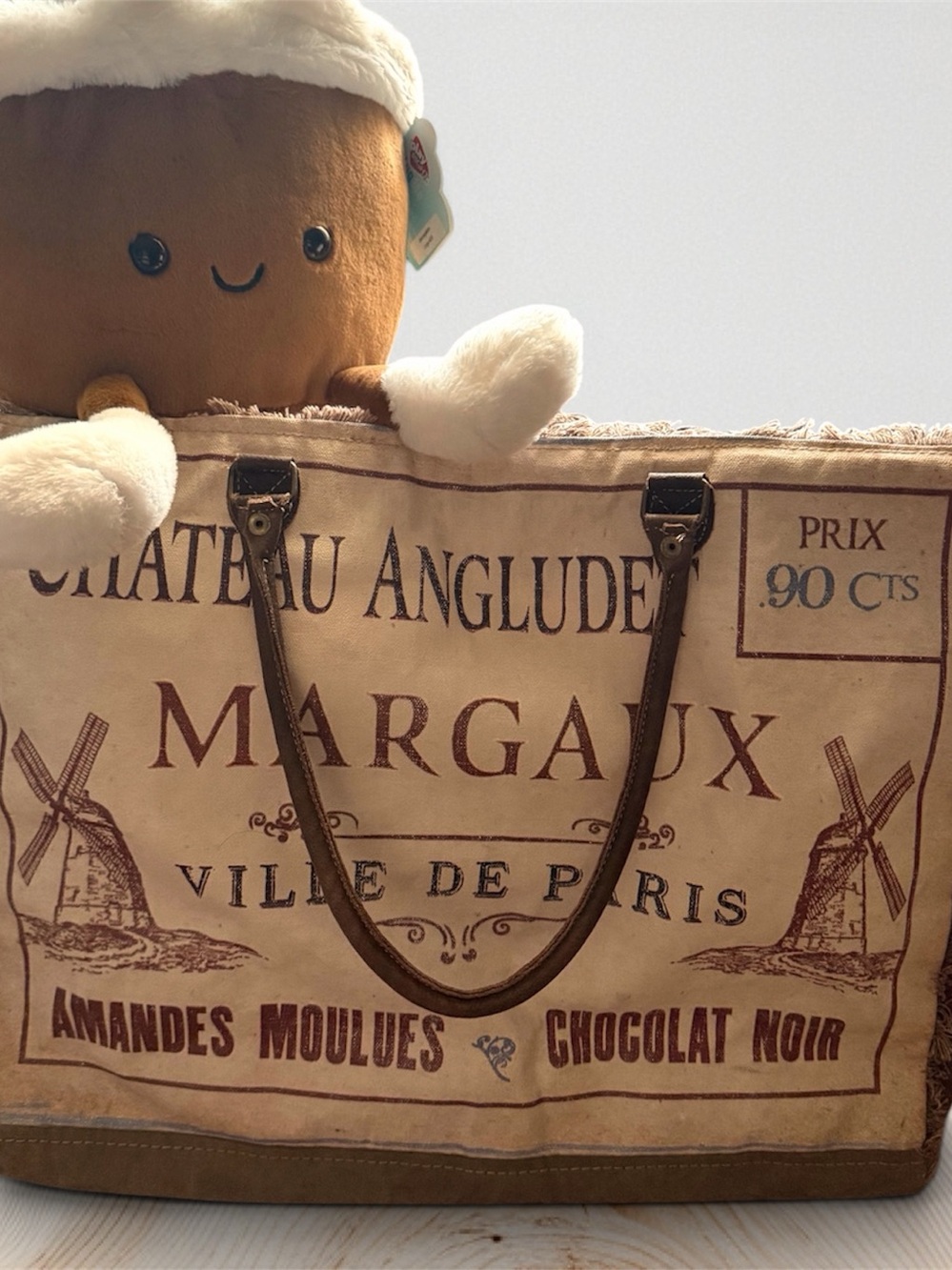 MARGAUX LARGE VINTAGE INSPIRED TOTE TRAVEL BAG